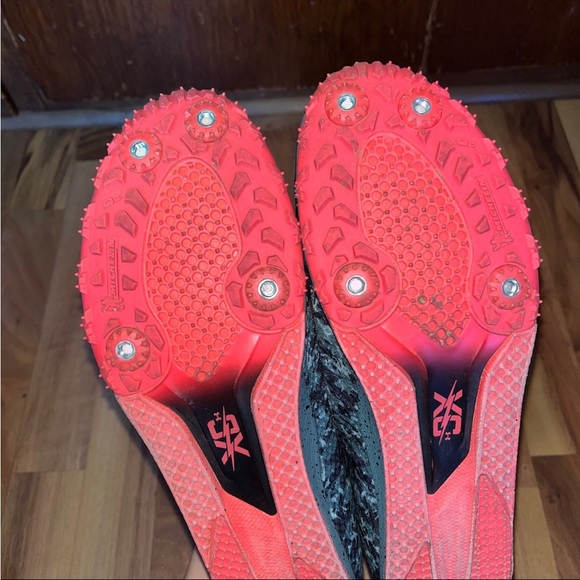 Size M 9.5/ W 11 - Unisex UA Brigade XC Low Spikeless 'Lichen Blue Black' - Picture 8 of 8